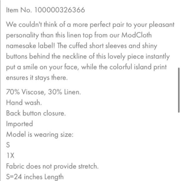 Modcloth Delightful Demeanor Short Sleeve Blouse Linen Navy Blue XS - Picture 5 of 13